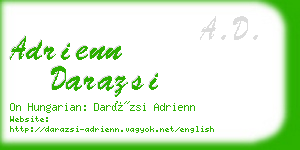 adrienn darazsi business card